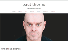Tablet Screenshot of paulthorne.co.uk